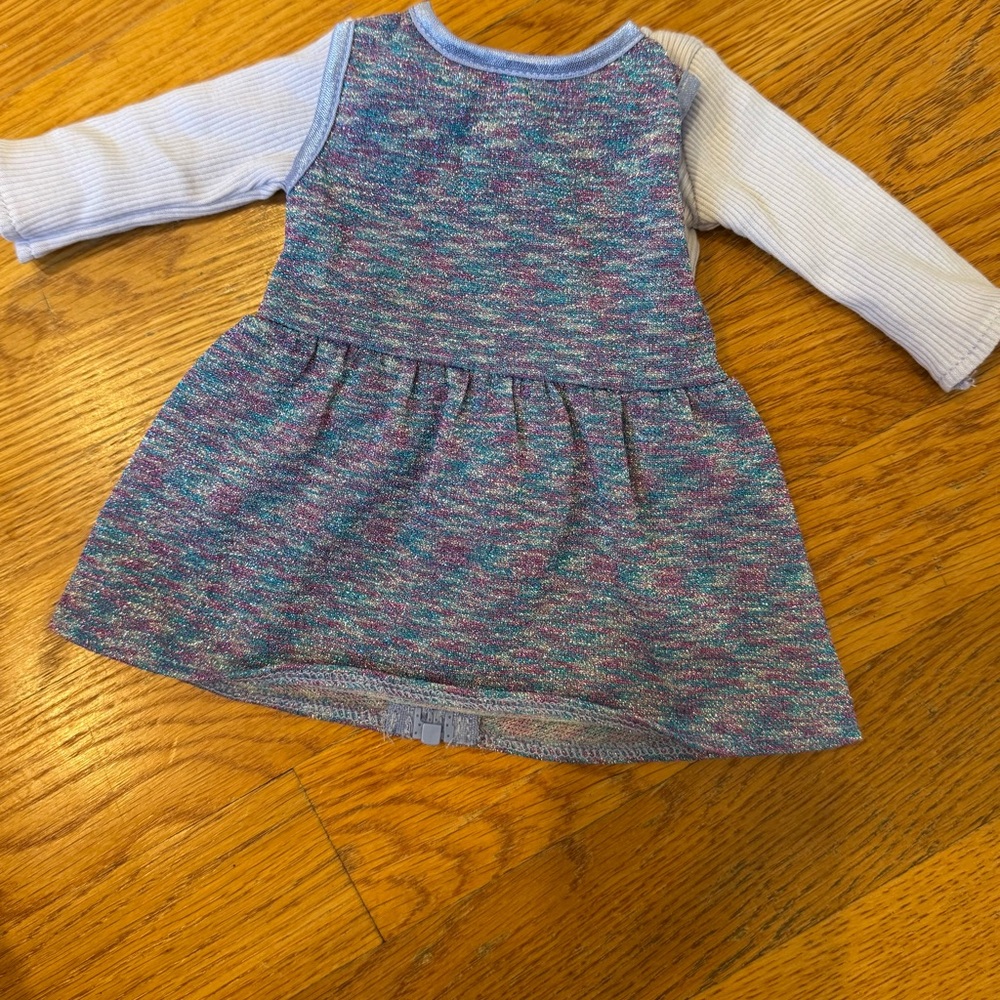 American Doll Purple Sparkle Outfit